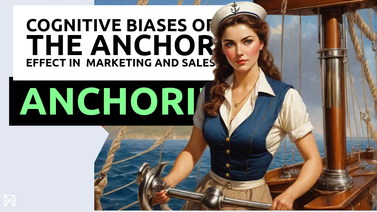 Why we buy and the cognitive bias of anchoring applied to sales and marketing.