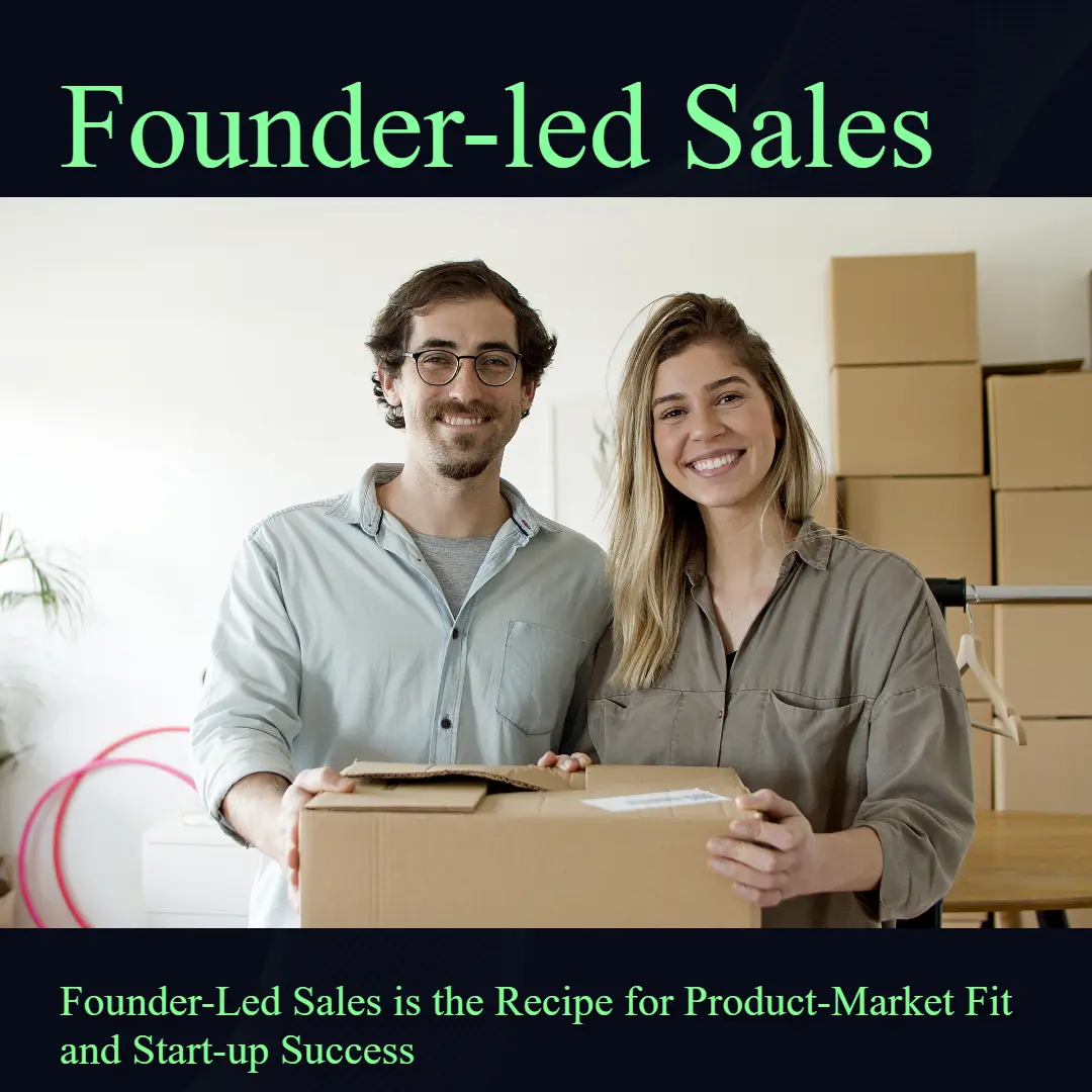 two founders standing behind a package and smiling into the camera