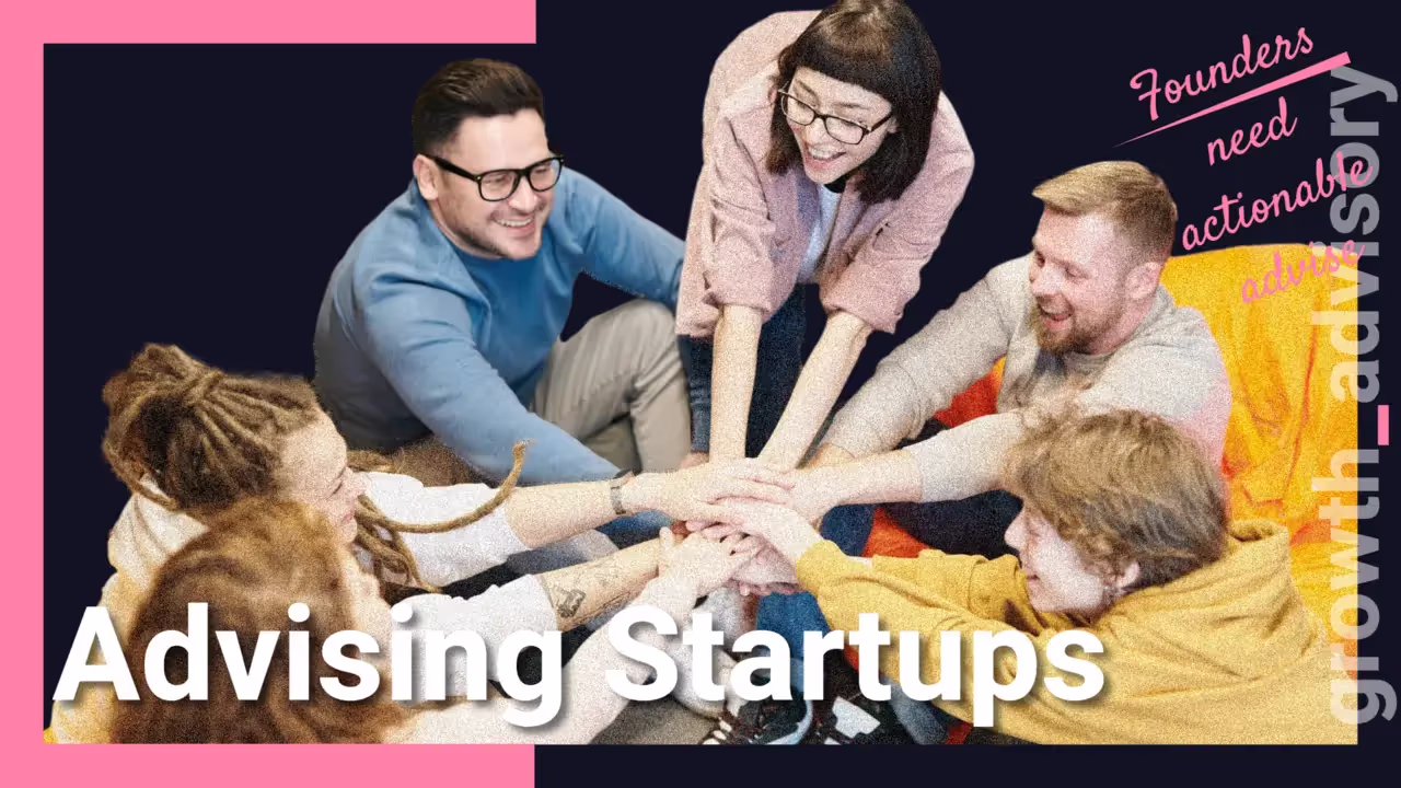 Group of founders huddle