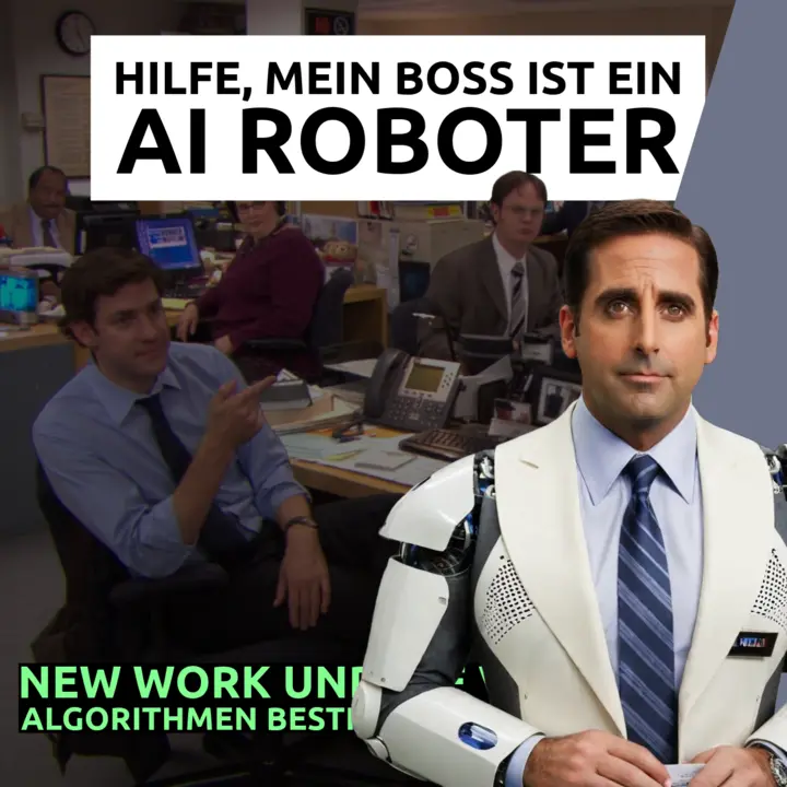 Michael Scott von The Office als KI Roboter Chef