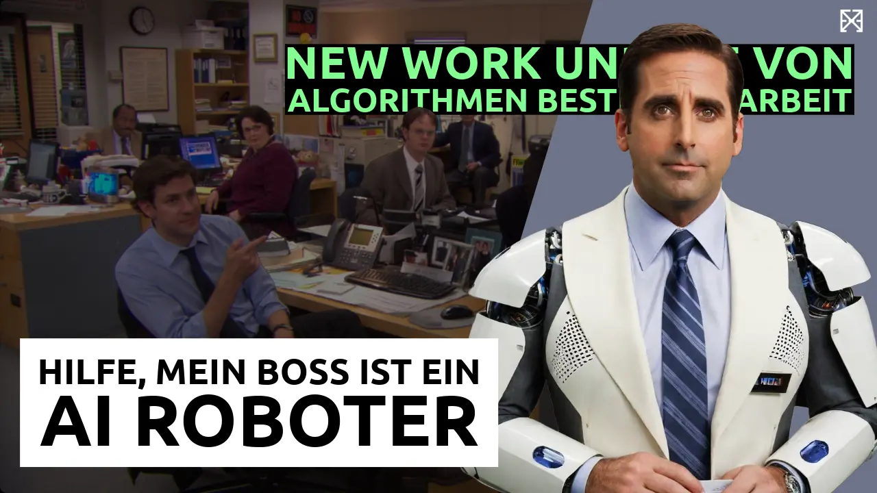Michael Scott von The Office als KI Roboter Chef
