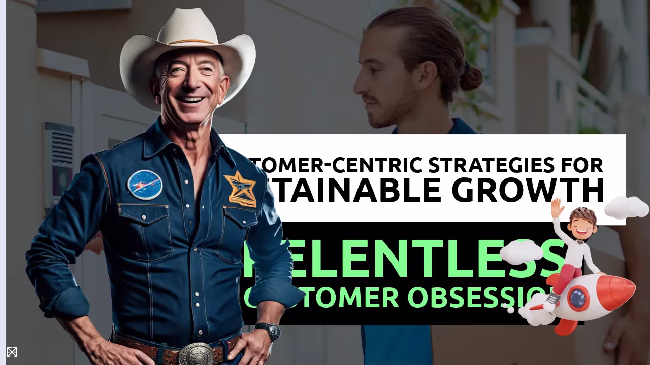 Jeff Bezos as relentlessly customer-obsessed Space Cowboy