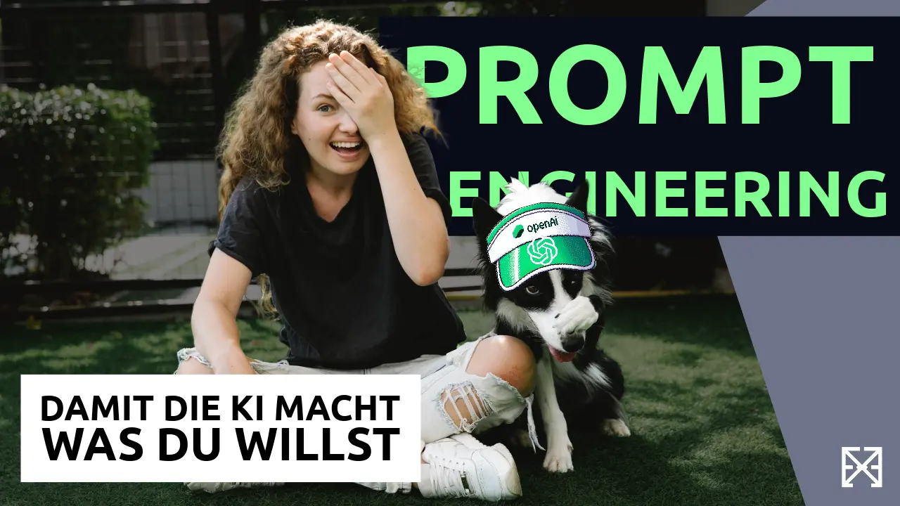 Frau und Hund haben Spass beim Training