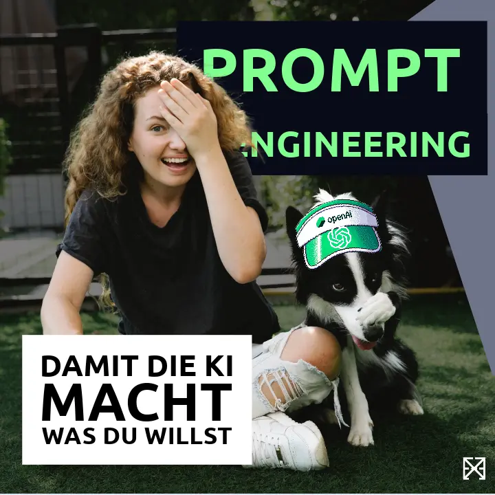 Frau und Hund haben Spass beim Training