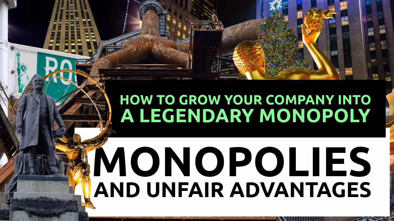 collage of the famous monopolies of Rockefeller and Carnegie