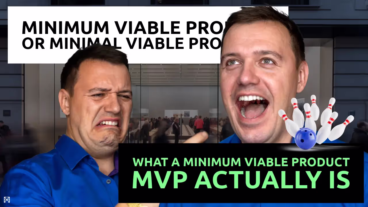 happy vs unhappy user of an MVP Minimum Viable Product