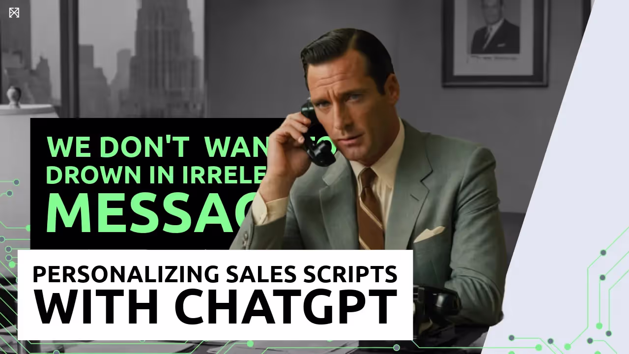 Salesman with script on telephone Madison Avenue